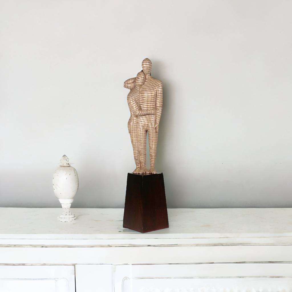 Togetherness Wooden Couple