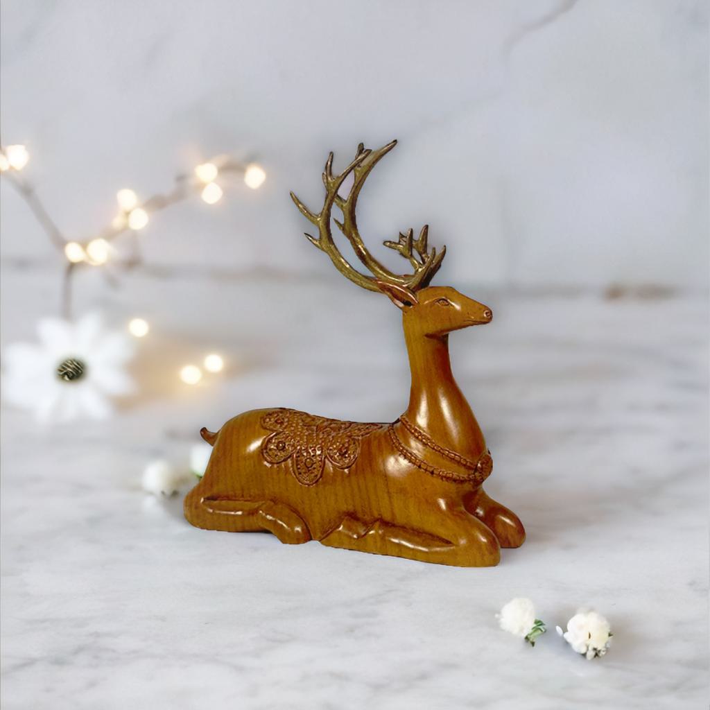 Regal Deer Sculpture