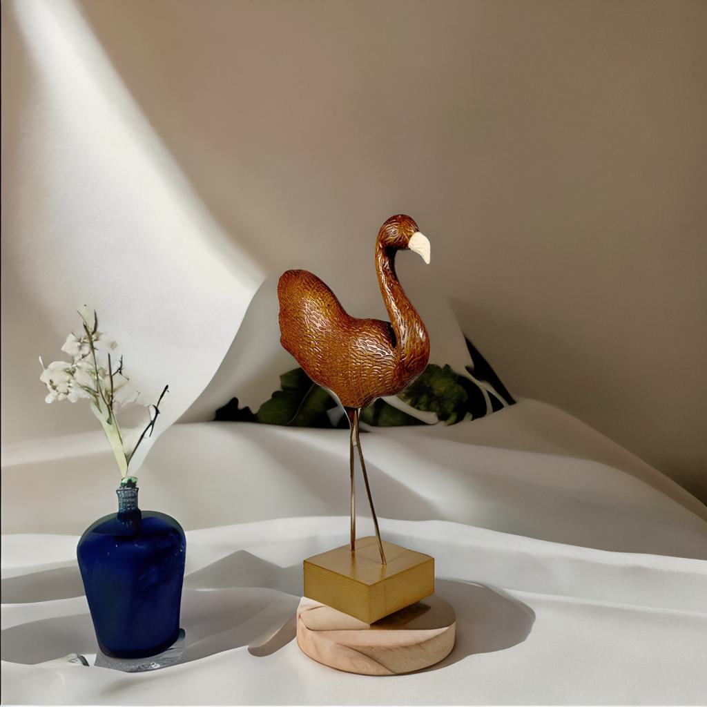 Majestic Brown Flamingo