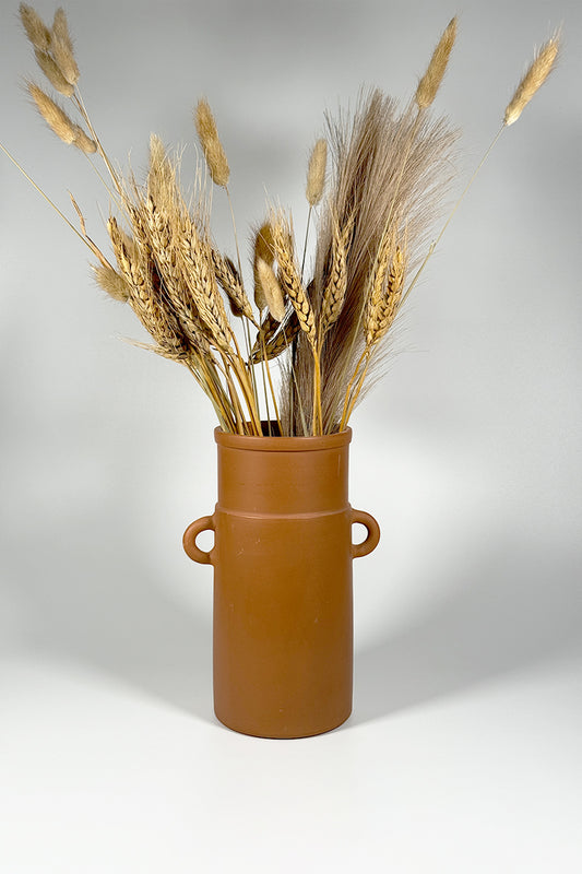 Timeless Handle Terracotta Vase
