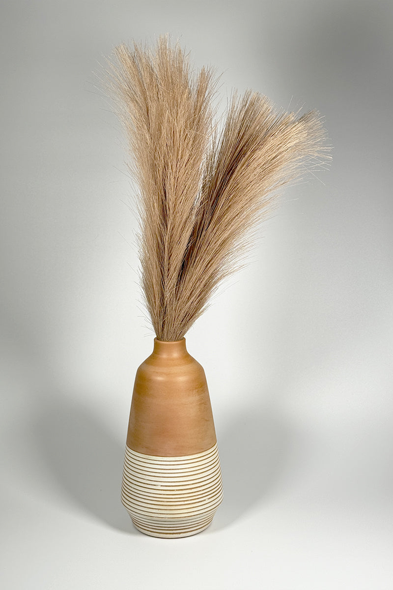 Minimalist Striped Elegance Vase