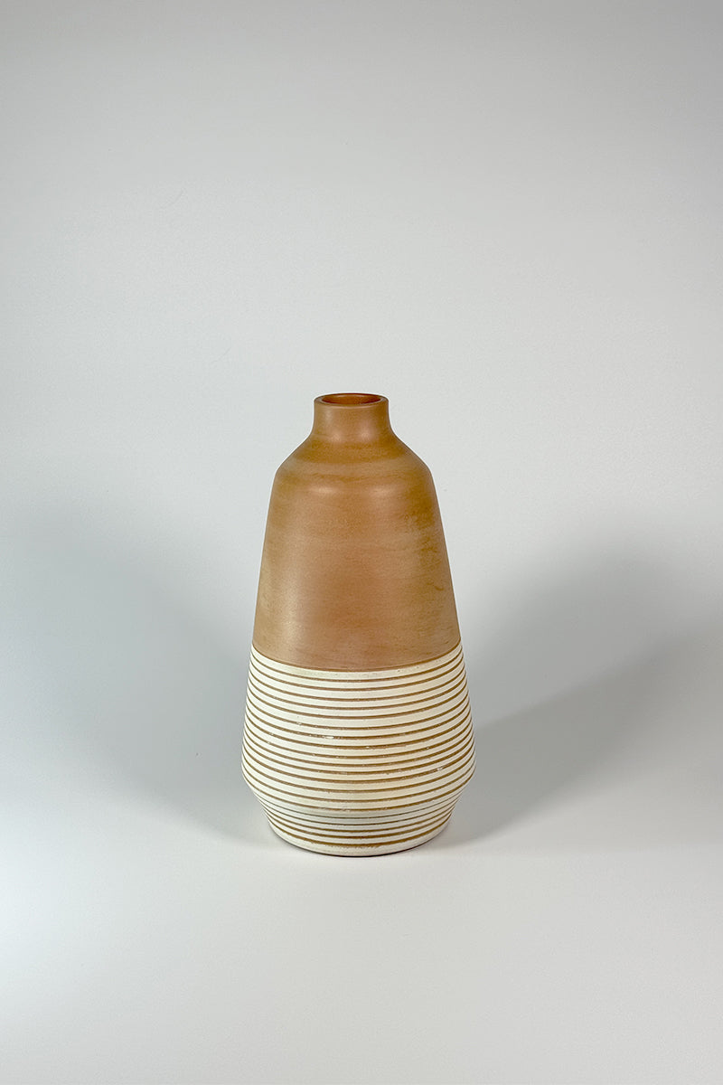 Minimalist Striped Elegance Vase