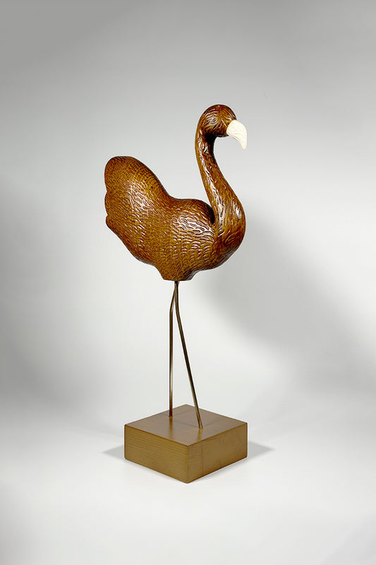 Majestic Brown Flamingo