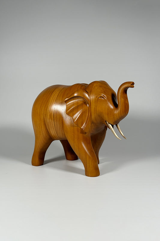 Majestic Wooden Elephant